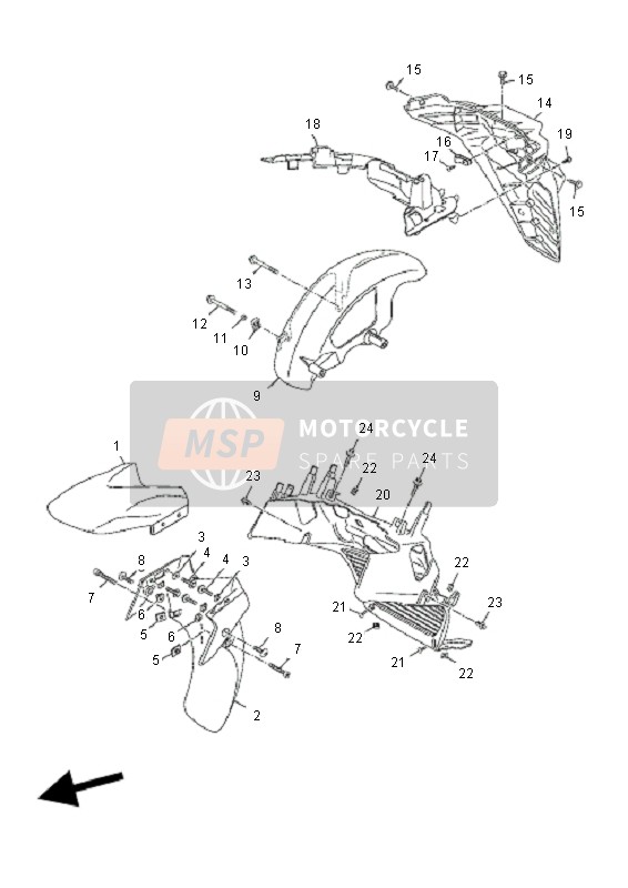 37PF151100P7, Parafango Ant, Yamaha, 0